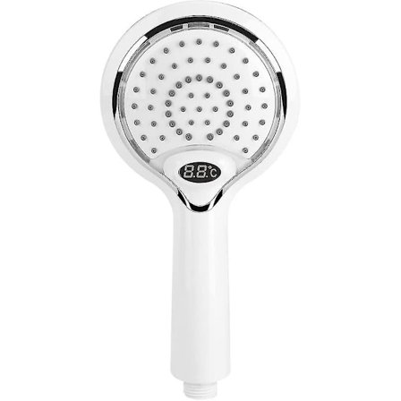 LED-suihkupää - Käsisuihku digitaalisella lämpötilanäytöllä, 3 väriä LED