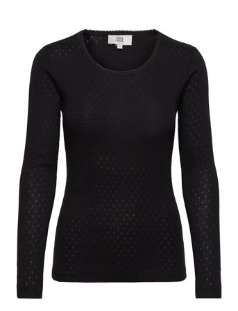 Sofiann T-Shirt Long Sleeve T-shirts & Tops Long-sleeved Svart Noa Noa*Betinget Tilbud