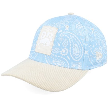 New Era - Motor Svart adjustable Keps - RB F1 25 Paisley/Cord 9SEVENTY Light Blue/Stone Adjustable @ Hatstore