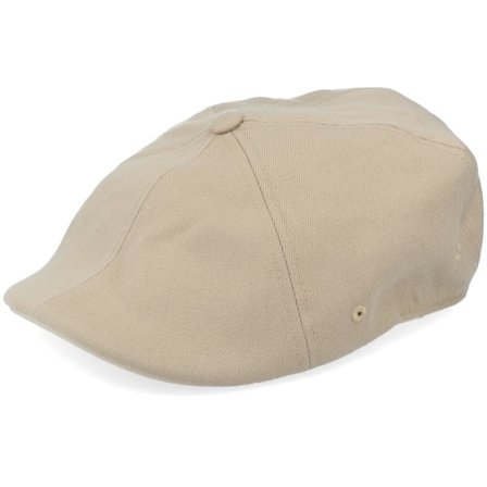 Kangol - Beige flatcap Czapka Z Daszkiem - Wool 504 Taupe Flat Cap @ Hatstore