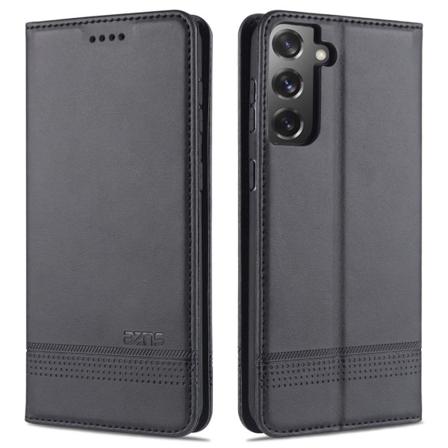 Samsung Galaxy S21 - Azns Flip Fodral - Svart Black Svart