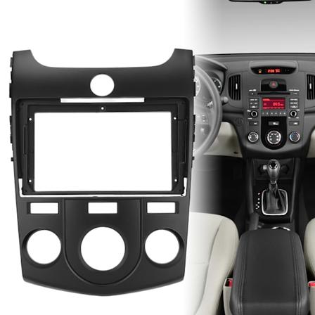 Installationsdashbordkit ABS Navigationspanelramme Dækslet Biltilbehør Udskiftning til KIA FORTE MANUAL