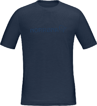 Norrøna Men's Falketind equaliser merino T-Shirt Men base layer tops Blue S
