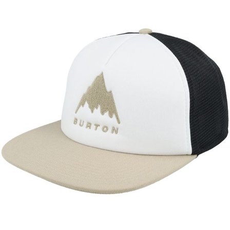 Burton - Vit trucker Keps - I-80 Hat Summit Taupe Trucker @ Hatstore