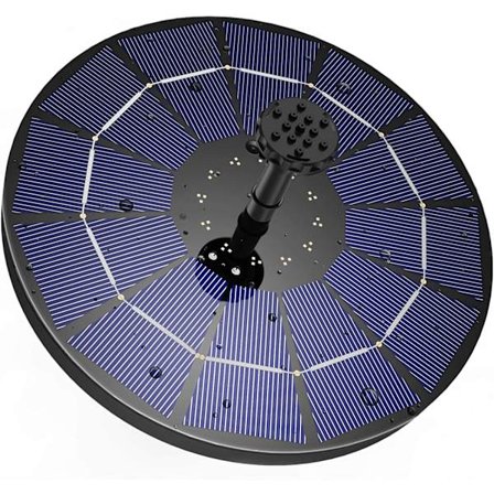 3,5W Udendørs Flydende Solcelledrevet Springvand, Solcelledrevet Dam Pumpe med Batte