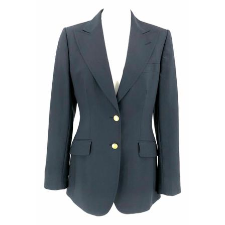 Dolce & Gabbana Pre-owned, blazer jacket Blauw, Dames, Maat:M,wol