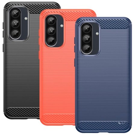 SKALO Samsung A56 5G Armor Carbon Cover - Vælg farve