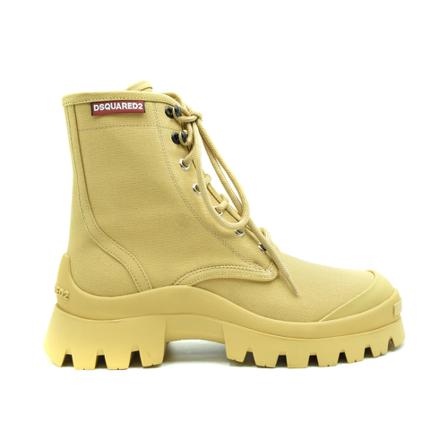 Dsquared2, Lace-up Boots Geel, Dames, Maat:38 EU