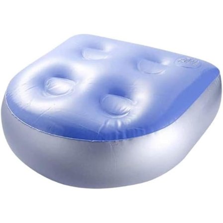 Oppblåsbar badekarsete pute med sugekopp for badekar, spa, jacuzzi
