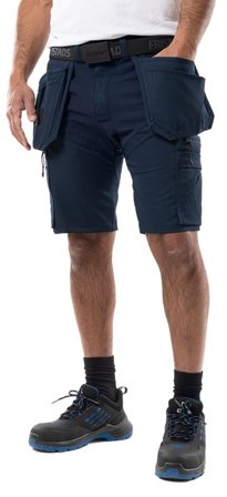 Fristads Herr Hantverkarshorts stretch 2598 LWS, Mörk marinblå