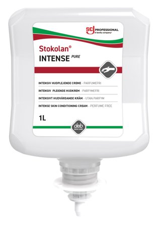 DEB Hudkräm Stokolan Intense Pure 1L - Lyreco - Städ och hygien - Tvål och hygien - Hygiensystem - Deb