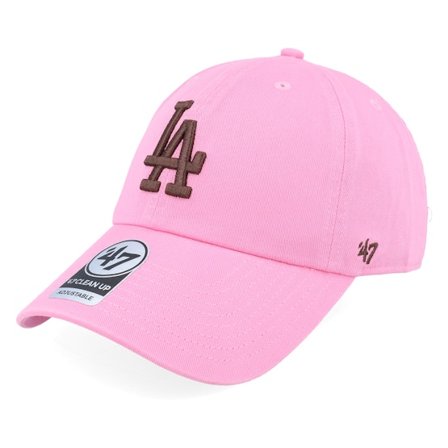 47 Brand - MLB Rosa unconstructed Cap - Los Angeles Dodgers MLB Clean Up Cap Rose Dad Cap / Unconstructed @ Hatstore
