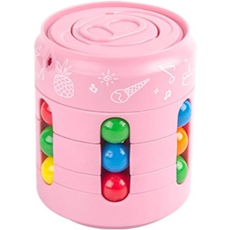 Dekompression Roterande Magic Bean Toy Magic Puzzles Pärlor Magic Cube Fingertop Toys Skrivbordsleksak, Fidget Spinner Magic Cube Toys Pedagogisk 