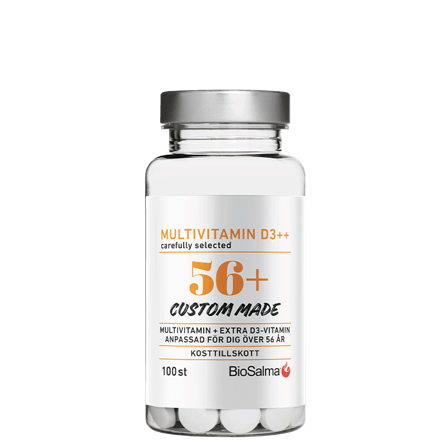 BioSalma Multivitamin 56+ D3++ 100 kapslar