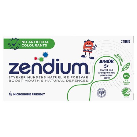 Zendium Zendium Junior 5+ 2x50 ml, Medicin & Pleje, Mund & Tandpleje, Tandpasta