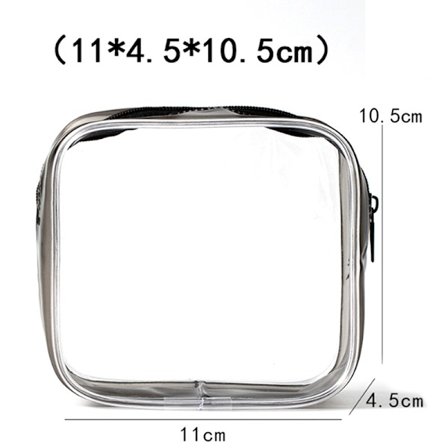 Vandtæt gennemsigtig makeup taske til etui