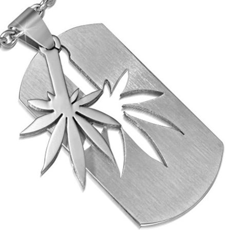 Håltagning Leaf Tag Hänge