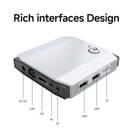 Digiboksi 4K HD -verkkotoistin q5 TV-boksi kaksitaajuuksinen wifi bluetooth-vastaanotin tv-boksi