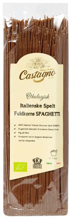 Castagno Fuldkorns Spelt Spaghetti Ø 500 g, Helse & Madvarer, Pasta, Ris & Bælgfrugter, Pasta & Nudler