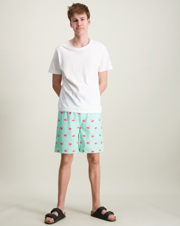 Abercrombie AFB CORE POLY TRUNK Cremefärgad Badkläder/Badrockar Kille - Kids Brand Store