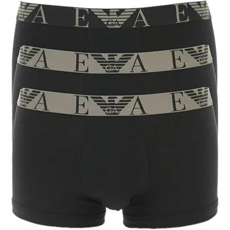 Emporio Armani, Bottoms Zwart, Heren, Maat:S