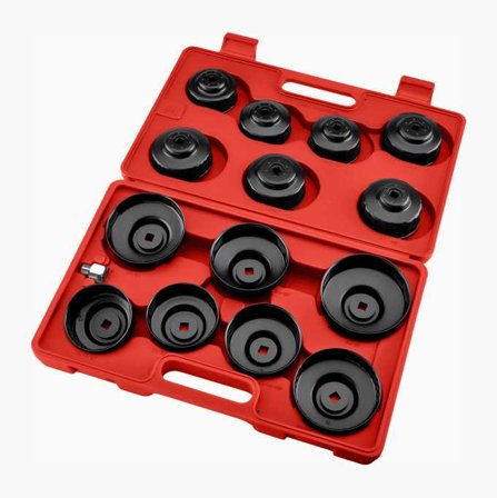 Biltema - Oljefilteravtrekkersett 15 stk.