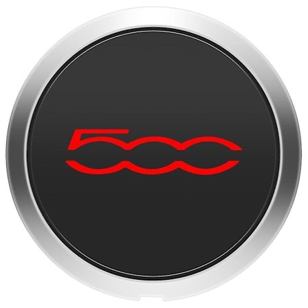 133mm Navkapsel til Fiat 500 Hjul Center Navkapsler 68078419AC 68078421AC Støvkapsel 51884863 Rød