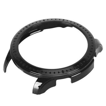 Skyddande skal för Amazfit GTR 4, stötsäkert och reptåligt skärmskydd, svart