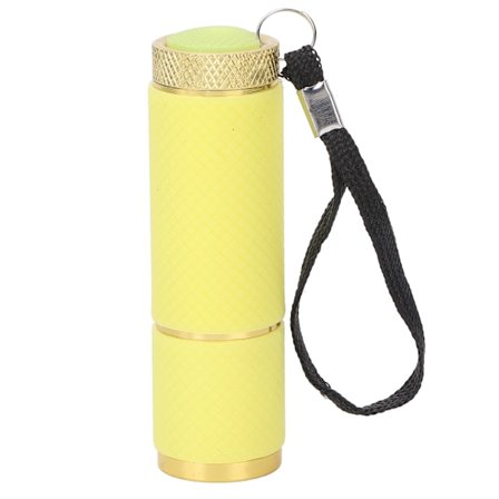 Taskulamppu muotoinen kynsilamppu Koti Salon Kannettava LED kynsien kuivaaja Kynsien taidetyökalu Rhinestones-kiinnitykseen Keltainen