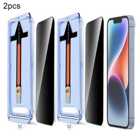 iPhone 14 Plus/13 Pro Max 2-PACK Skärmskydd Härdat Glas Privacy