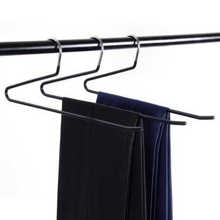 Byxgalgar i metall med öppen design – 10-pack