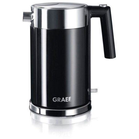 Graef Vannkoker 1,5 liter svart - Kjøp kjøkkenmaskin hos Bakeren og Kokken