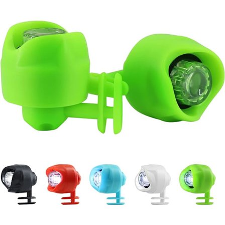 Gröna strålkastare för Croc-skor - 2X Glow in The Dark LED-träskor Sh