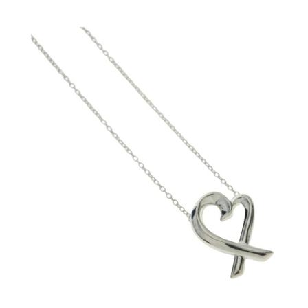 Tiffany & Co. Pre-owned Necklaces Grå, Dame Vintage Smykker, Størrelse: ONE Size