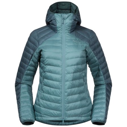 Bergans Røros Down Light Women's Jacket With Hood Women middle-layer down jackets Green XS