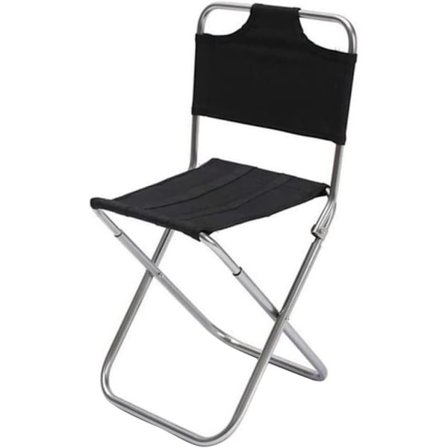 Pall Fällbar Stol Fällbar Stol Vuxen Utomhus Liten Ultra Fällbar Campingpall Fiskepall Lättviktig Bärbar Stol Tyg Svart