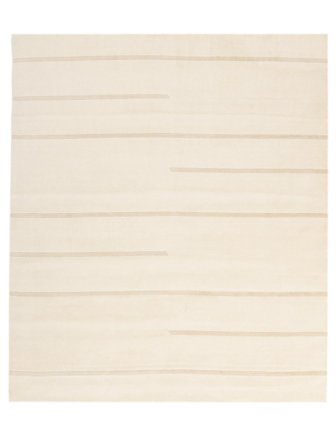 Handloom Pattern Matta 250X300 Beige Stor Ull, Indien