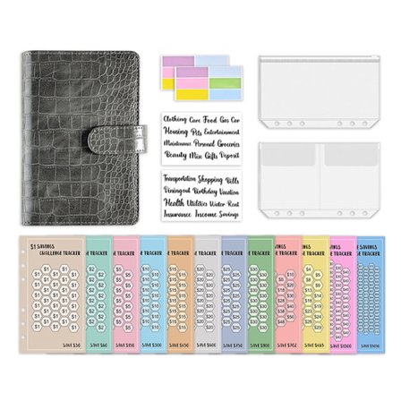 A6-budjettikansio käteissetelöpusseilla Grey