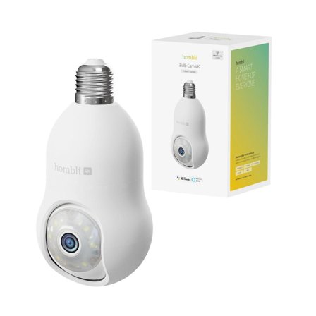 Hombli Smart Bulb Cam 4K, White