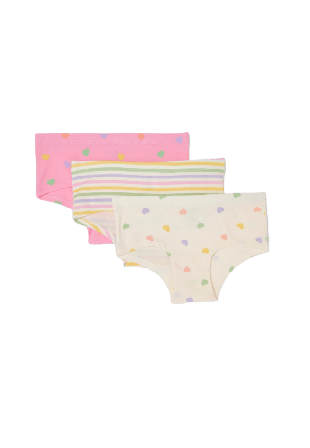 Å KIDS Mönstrade hipstertrosor TANJA, 3-pack Trosor Flerfärgad 98/104