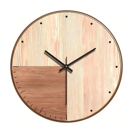 Väggklocka 30cm - Trä