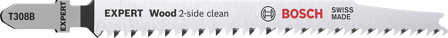 Bosch T308B Sticksågsblad 3-pack, Såga