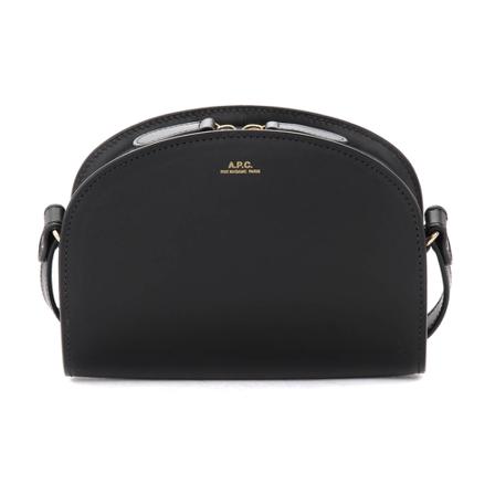 A.p.c., Mini Demi-Lune Bag Czarny, Kobieta, Rozmiar: ONE Size
