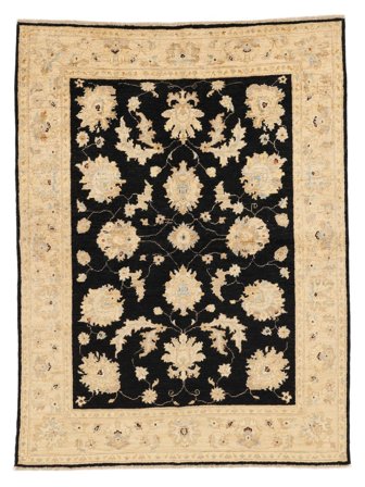 Ziegler Fine Rug 151X200 Orange/Black Wool, Pakistan