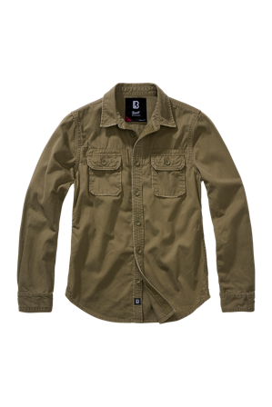 Hemd Brandit Vintage Damen Olivgrün XL