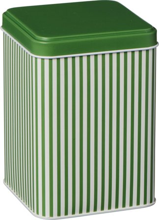 Ib Laursen Metallboks Grønnstripet H12,5