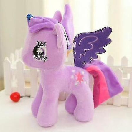 Hmwy- My Little Pony 25 cm fylld leksak Plyschleksaker Mjuk Teddy Doll Barn Födelsedagspresent - stock