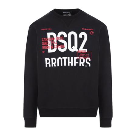 Dsquared2 Sweatshirts , Zwart , Heren , Maat: S