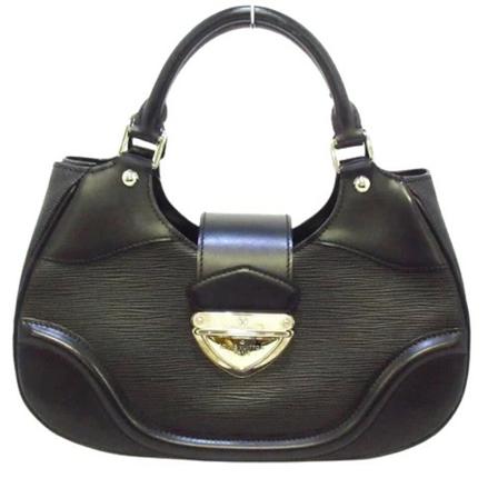 Louis Vuitton Vintage, Pre-owned Leather Handbags Zwart, Dames, Maat:ONE Size