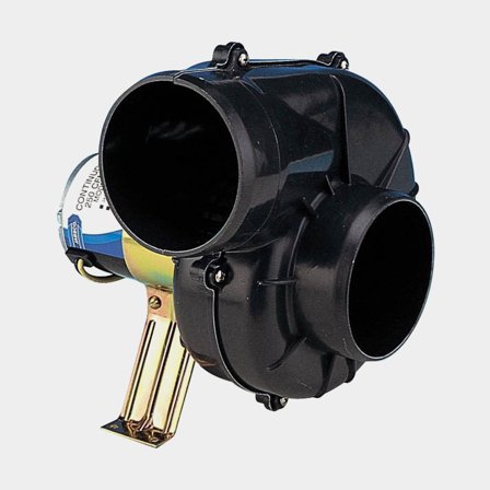 Ventilatore vano motore Jabsco Continuous Duty Flexmount Blower, 12 V, montato su tubo, Ø100 mm (4") - Ø100 mm (4"), 7.1 m³/minuto